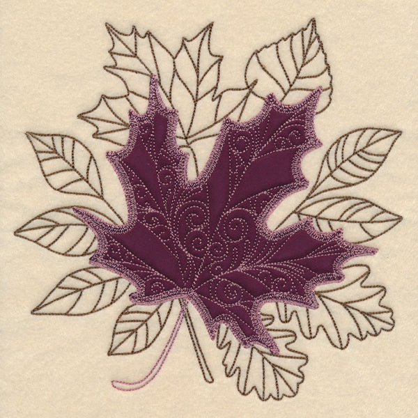 Autumn Maple Leaf (Heirloom Applique)