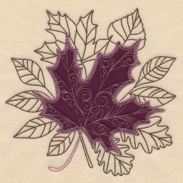 Autumn Maple Leaf (Heirloom Applique)
