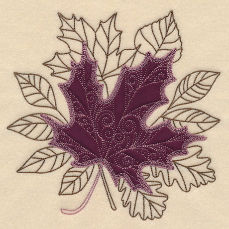 Autumn Maple Leaf (Heirloom Applique)