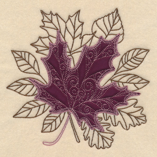 Autumn Maple Leaf (Heirloom Applique)