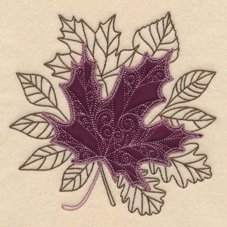 Autumn Maple Leaf (Heirloom Applique)