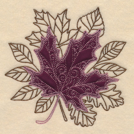 Autumn Maple Leaf (Heirloom Applique)