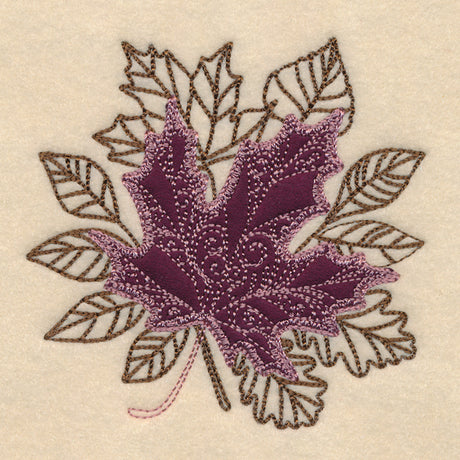 Autumn Maple Leaf (Heirloom Applique)
