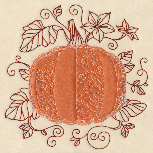 Autumn Pumpkin (Heirloom Applique)