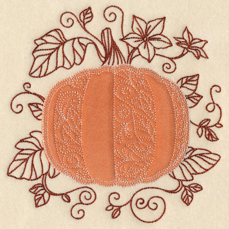 Autumn Pumpkin (Heirloom Applique)
