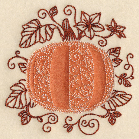 Autumn Pumpkin (Heirloom Applique)