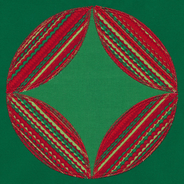 Cathedral Window Quilt Block (In-the-Hoop)