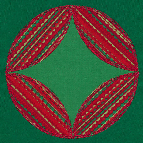 Cathedral Window Quilt Block (In-the-Hoop)