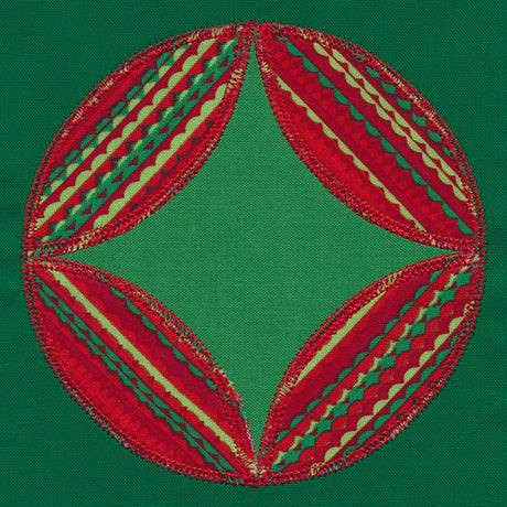 Cathedral Window Quilt Block (In-the-Hoop)