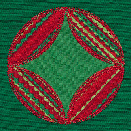 Cathedral Window Quilt Block (In-the-Hoop)