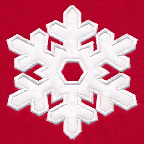 Silhouette Snowflake (Applique)