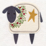 Primitive Christmas Sheep (Crafty Cut Applique)