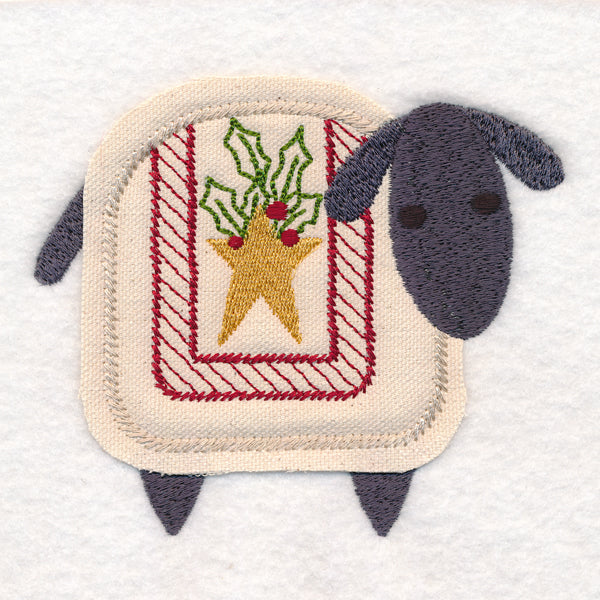 Primitive Christmas Lamb (Crafty Cut Applique)
