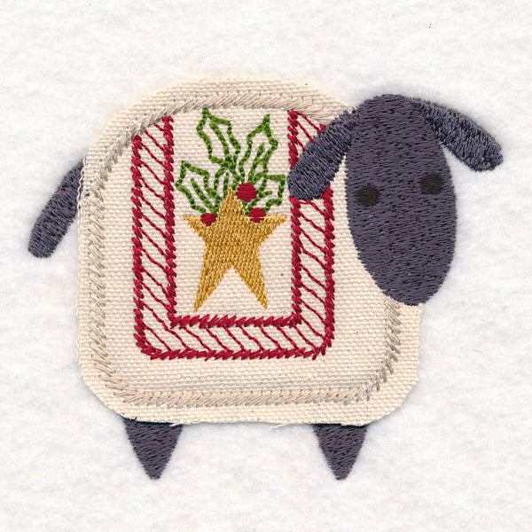 Primitive Christmas Lamb (Crafty Cut Applique)