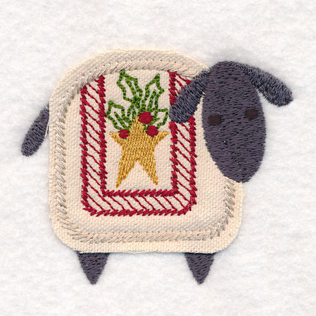 Primitive Christmas Lamb (Crafty Cut Applique)