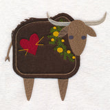Primitive Christmas Ox (Crafty Cut Applique)