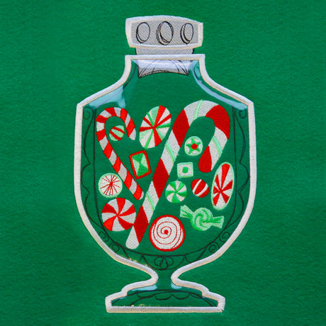 Christmas Candy Jar (Vinyl Applique)
