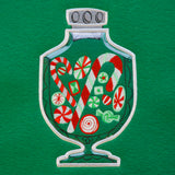 Christmas Candy Jar (Vinyl Applique)