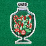 Christmas Candy Jar (Vinyl Applique)