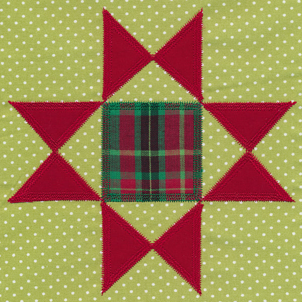 Ohio Star Quilt Block (In-the-Hoop)