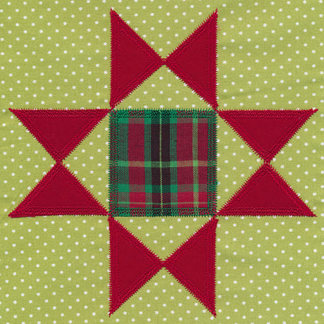 Ohio Star Quilt Block (In-the-Hoop)