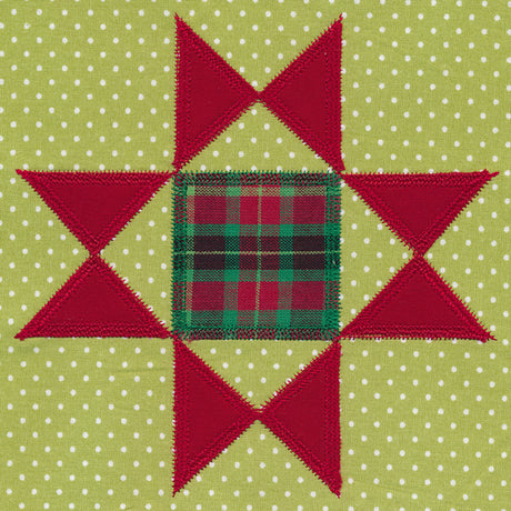 Ohio Star Quilt Block (In-the-Hoop)