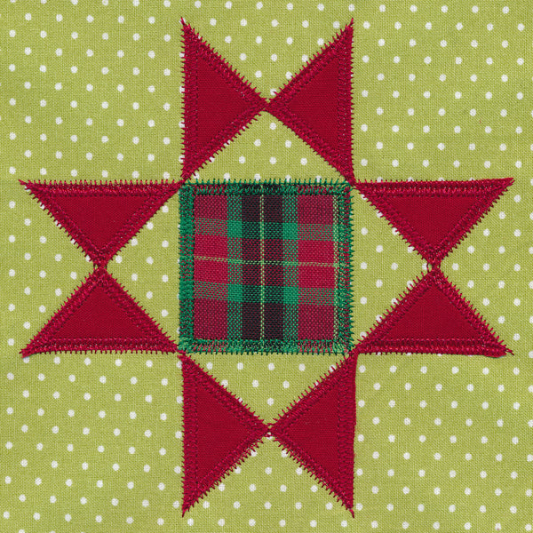Ohio Star Quilt Block (In-the-Hoop)