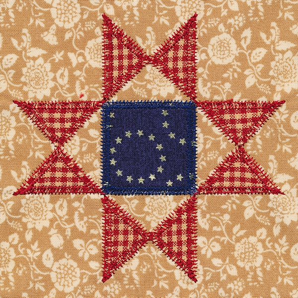 Ohio Star Quilt Block (In-the-Hoop)