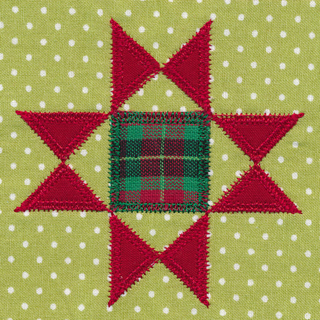 Ohio Star Quilt Block (In-the-Hoop)