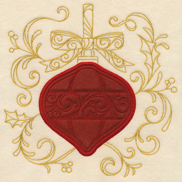 Christmas Memories - Opulent Ornament (Heirloom Applique)