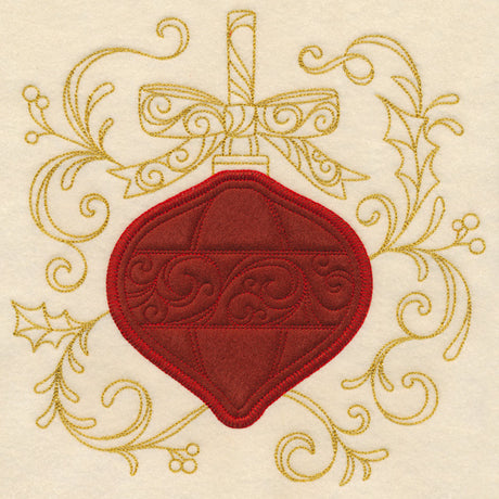 Christmas Memories - Opulent Ornament (Heirloom Applique)