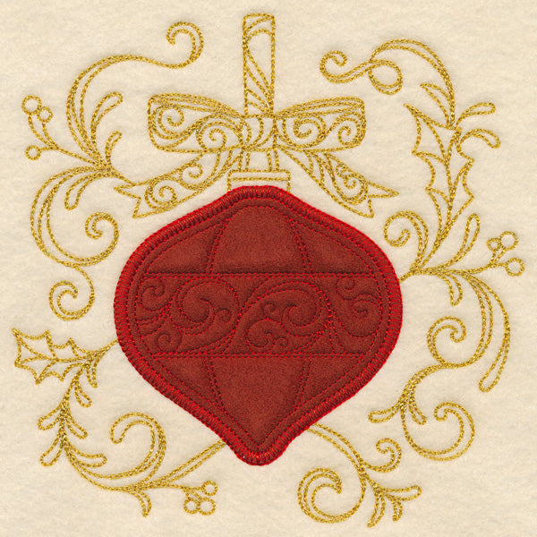 Christmas Memories - Opulent Ornament (Heirloom Applique)