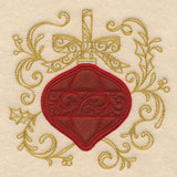 Christmas Memories - Opulent Ornament (Heirloom Applique)