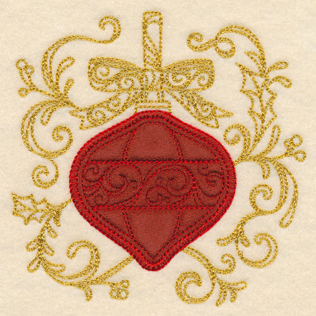 Christmas Memories - Opulent Ornament (Heirloom Applique)