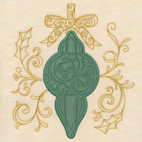 Christmas Memories - Ornate Ornament (Heirloom Applique)
