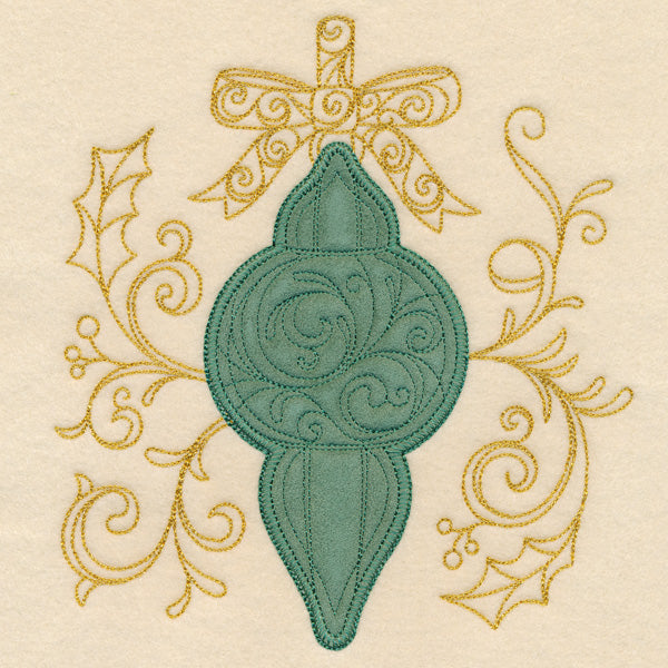 Christmas Memories - Ornate Ornament (Heirloom Applique)