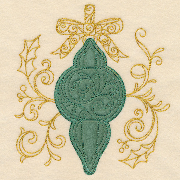 Christmas Memories - Ornate Ornament (Heirloom Applique)