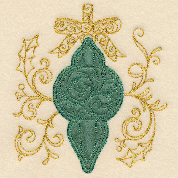 Christmas Memories - Ornate Ornament (Heirloom Applique)