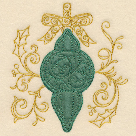Christmas Memories - Ornate Ornament (Heirloom Applique)