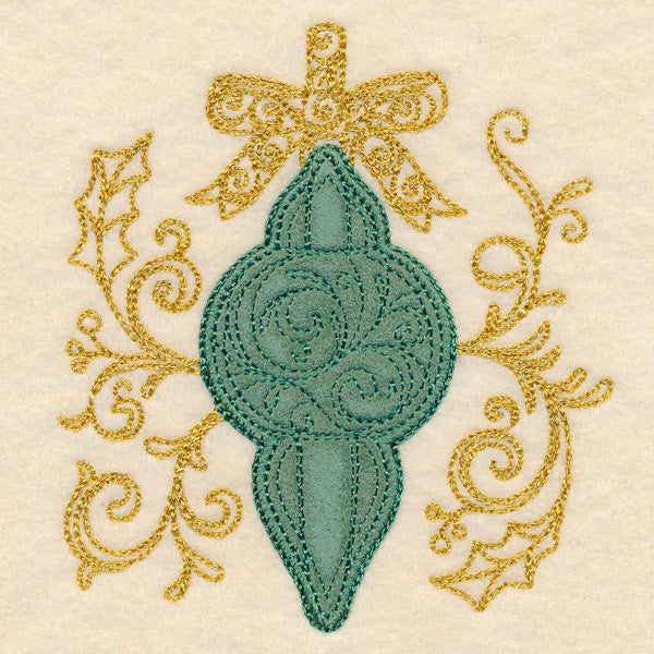 Christmas Memories - Ornate Ornament (Heirloom Applique)