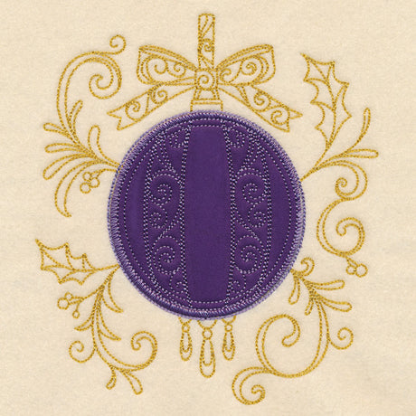 Christmas Memories - Orb Ornament (Heirloom Applique)