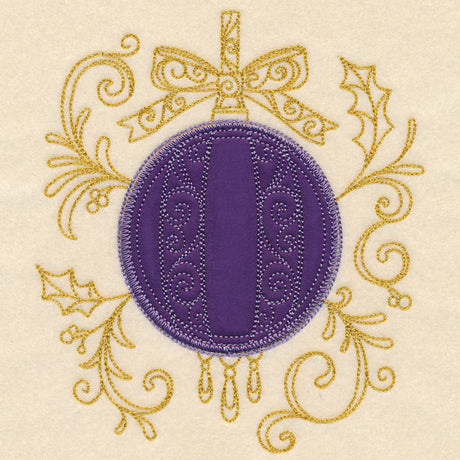 Christmas Memories - Orb Ornament (Heirloom Applique)