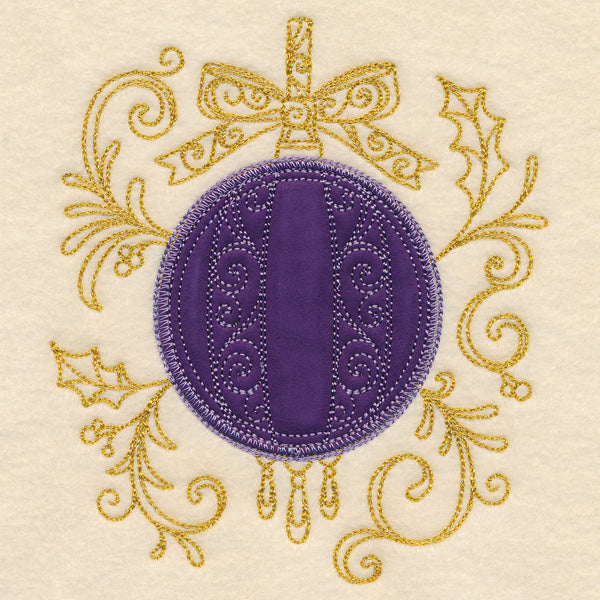 Christmas Memories - Orb Ornament (Heirloom Applique)