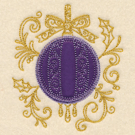 Christmas Memories - Orb Ornament (Heirloom Applique)