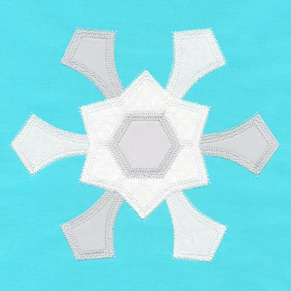 Snowflake Quilt Block (In-the-Hoop)