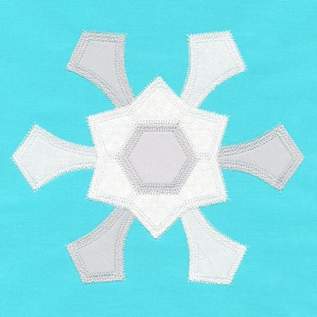 Snowflake Quilt Block (In-the-Hoop)