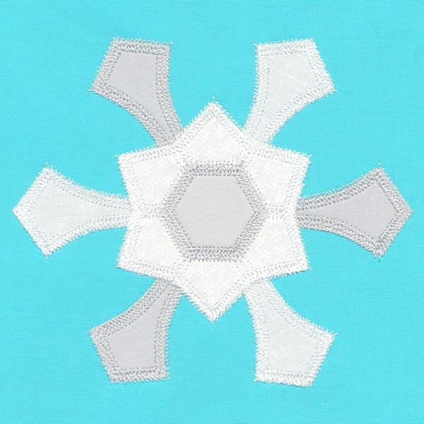 Snowflake Quilt Block (In-the-Hoop)