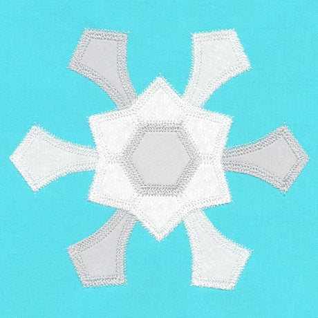 Snowflake Quilt Block (In-the-Hoop)