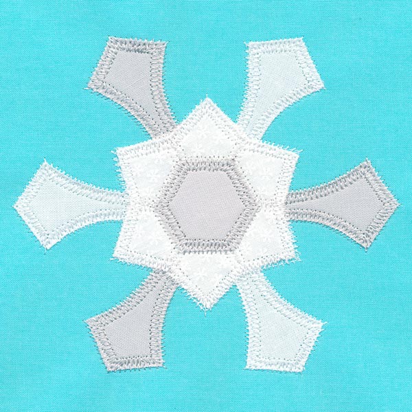Snowflake Quilt Block (In-the-Hoop)