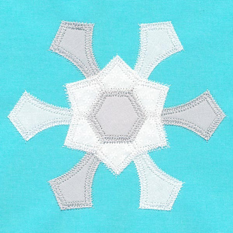 Snowflake Quilt Block (In-the-Hoop)